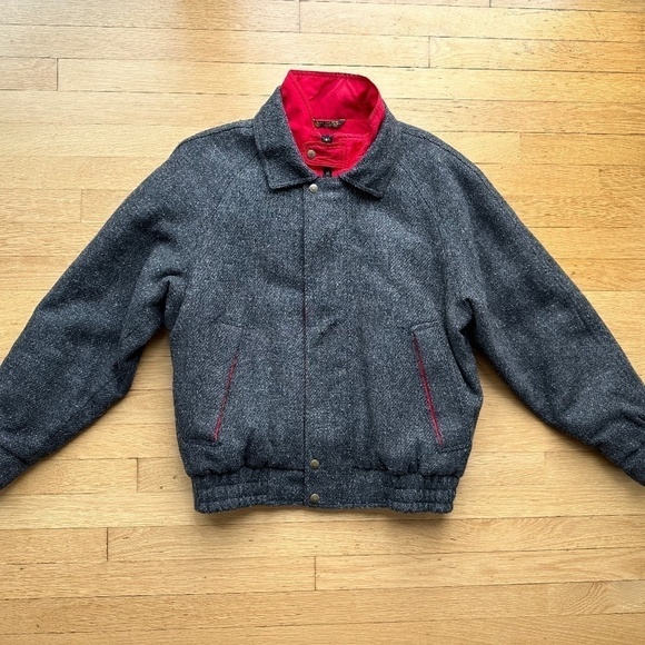 Vintage Zero King All Pure Wool Bomber Jacket Mens Size 40 Lined Made In USA - Picture 1 of 15